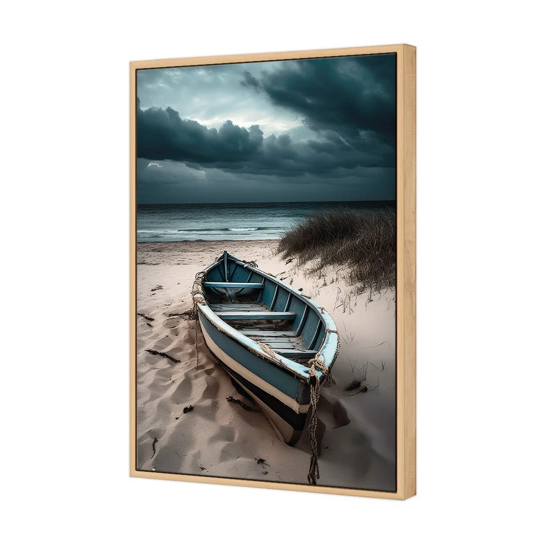 Lost in the Dunes Lost In The Dunes -WALL ART DESGIN SALE lost in the dunes canvas oak floating frame 45x30cm 610306