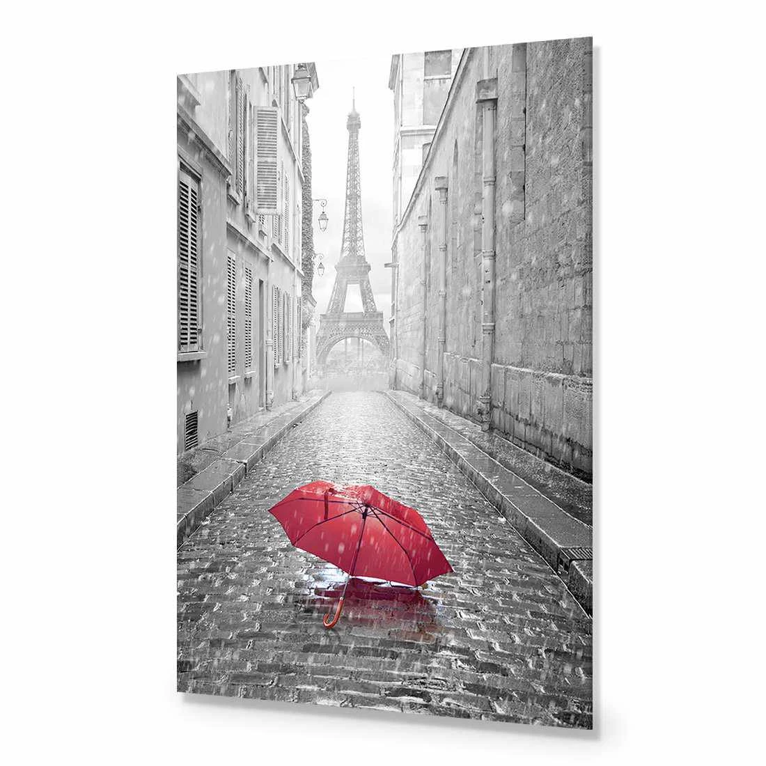 Lost Umbrella In Paris, Red Acrylic Print Art Lost Umbrella In Paris, Red Acrylic Print Art -WALL ART DESGIN SALE lost umbrella in paris red acrylic print art without border no frame 45x30cm 726164