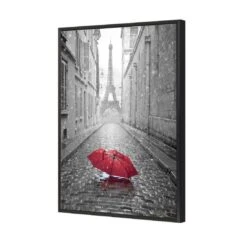 Lost Umbrella In Paris, Red Canvas Art 4 Lost Umbrella In Paris, Red Canvas Art -WALL ART DESGIN SALE lost umbrella in paris red canvas art 45x30cm black frame 851363