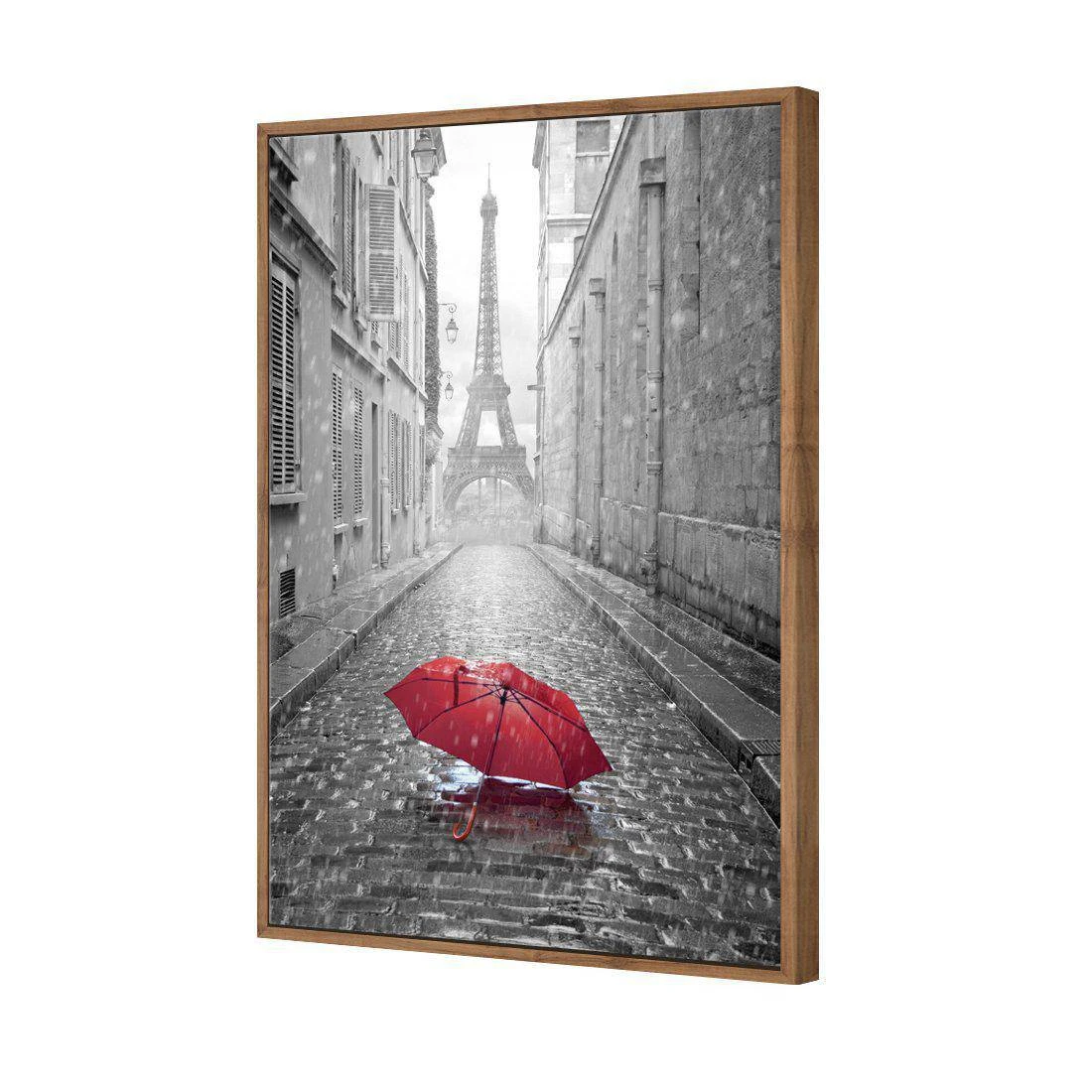 Lost Umbrella In Paris, Red Canvas Art Lost Umbrella In Paris, Red Canvas Art -WALL ART DESGIN SALE lost umbrella in paris red canvas art 45x30cm natural frame 567670
