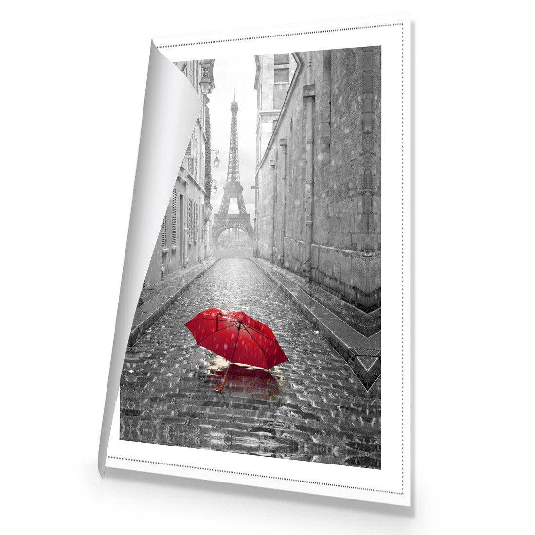 Lost Umbrella In Paris, Red Canvas Art Lost Umbrella In Paris, Red Canvas Art -WALL ART DESGIN SALE lost umbrella in paris red canvas art 45x30cm rolled canvas 280219