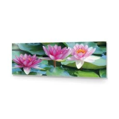 Lotus Dream (long) 14 Lotus Dream (long) -WALL ART DESGIN SALE lotus dream long acrylic glass no border no frame 90x30cm 144245
