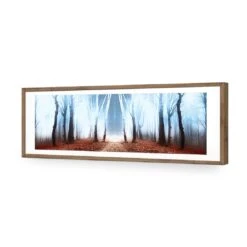 Luminous Forest (long) 13 Luminous Forest (long) -WALL ART DESGIN SALE luminous forest long acrylic glass with border natural frame 90x30cm 755920