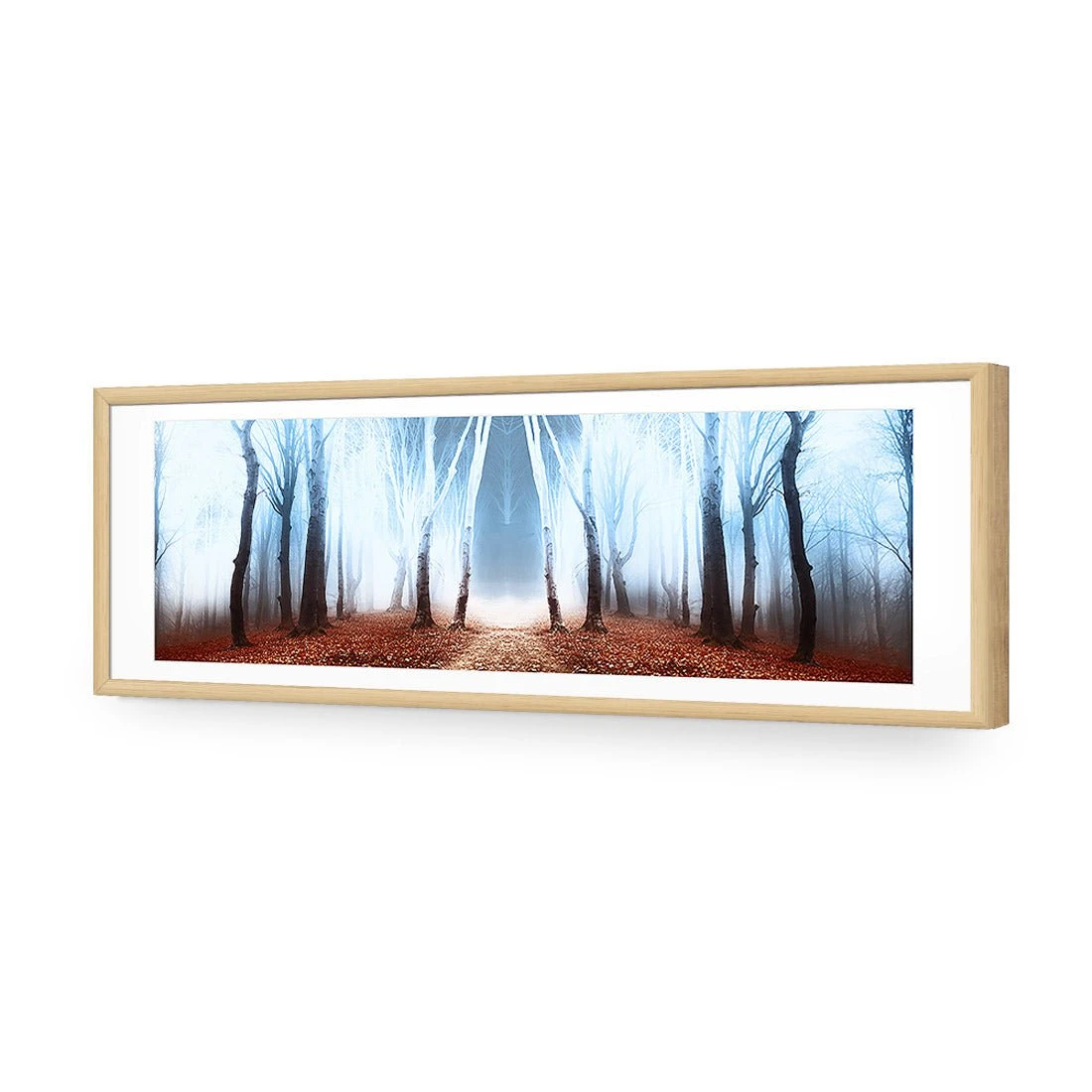 Luminous Forest (long) Luminous Forest (long) -WALL ART DESGIN SALE luminous forest long acrylic glass with border oak frame 90x30cm 702117