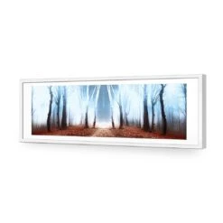 Luminous Forest (long) 11 Luminous Forest (long) -WALL ART DESGIN SALE luminous forest long acrylic glass with border white frame 90x30cm 270801