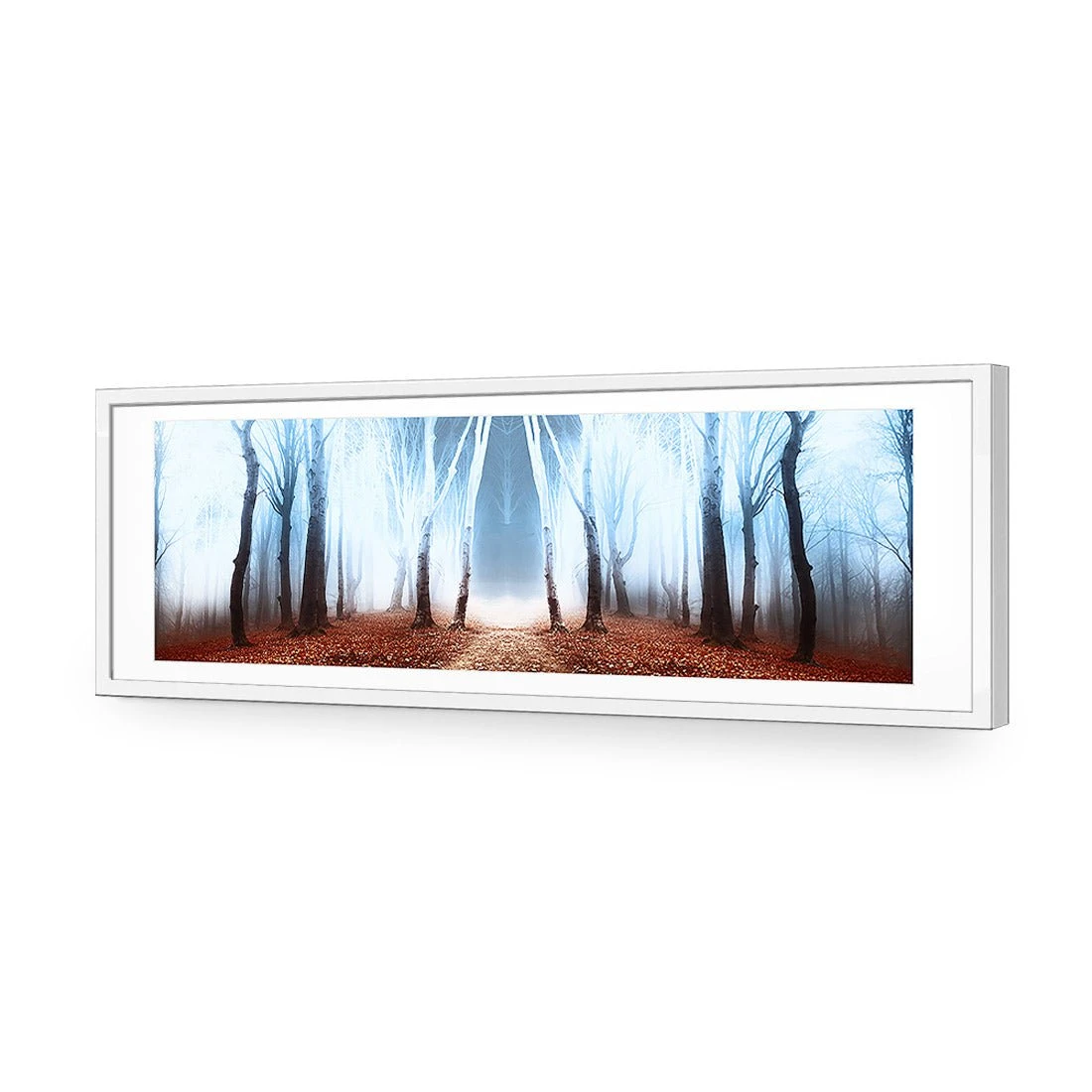 Luminous Forest (long) Luminous Forest (long) -WALL ART DESGIN SALE luminous forest long acrylic glass with border white frame 90x30cm 270801
