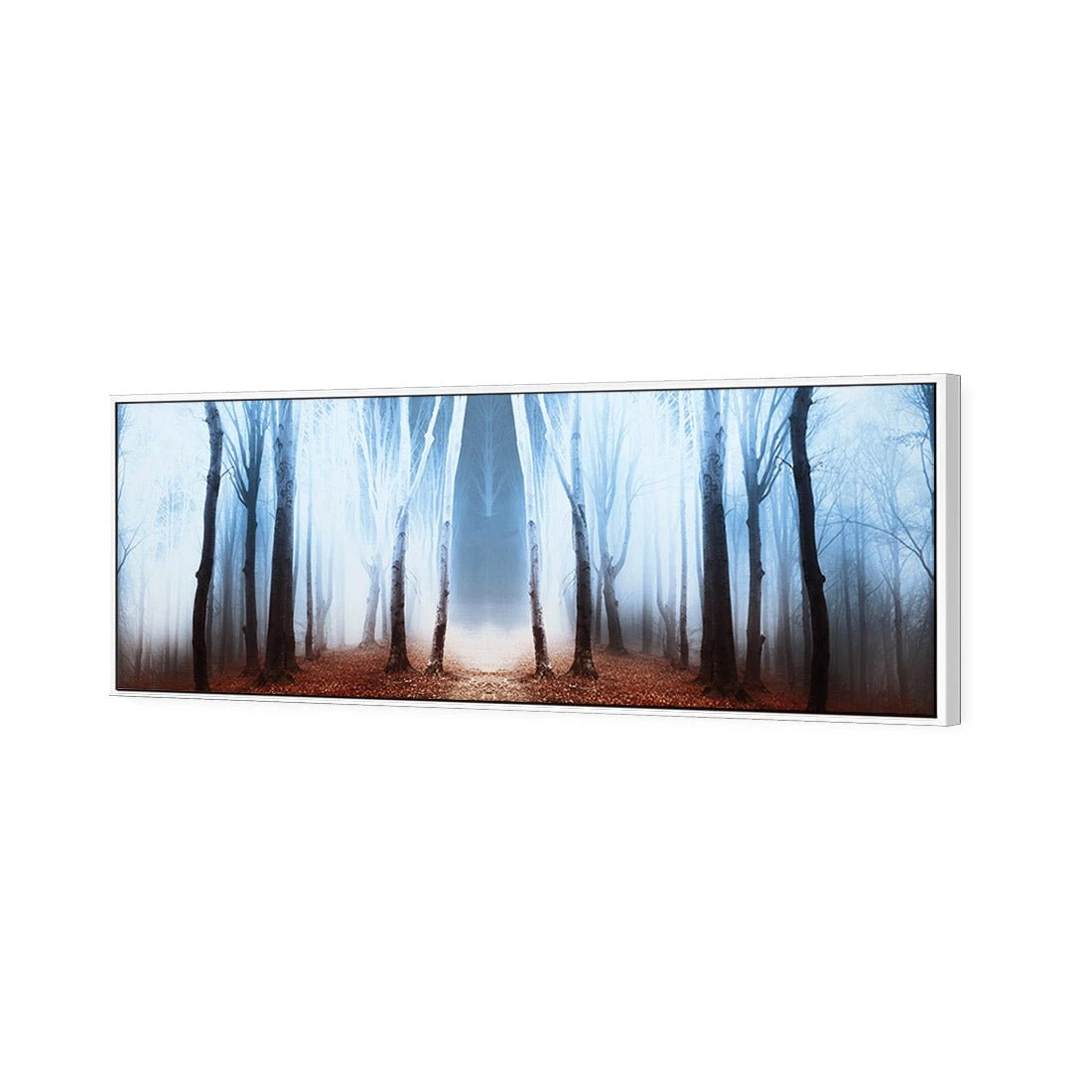 Luminous Forest (long) Luminous Forest (long) -WALL ART DESGIN SALE luminous forest long canvas white floating frame 60x20cm 101377