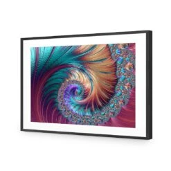 Luxe Spiral Acrylic Print Art -WALL ART DESGIN SALE luxe spiral acrylic print art with border black frame 45x30cm 251083 46e8ab4f 4a7d 449a b08b 67908a67cc7b