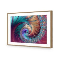 Luxe Spiral Acrylic Print Art -WALL ART DESGIN SALE luxe spiral acrylic print art with border oak frame 45x30cm 921129 deb3a225 1d21 45cd 85e9 c8c9a989ccc4