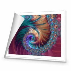 Luxe Spiral Canvas Art -WALL ART DESGIN SALE luxe spiral canvas art 45x30cm rolled canvas 558250