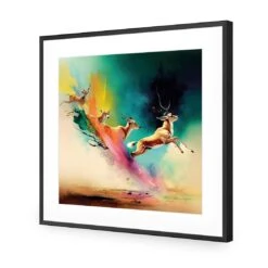 Magic Flight -WALL ART DESGIN SALE magic flight acrylic glass with border black frame 37x37cm 787683