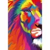Magnificent Lion Canvas Art 2 Magnificent Lion Canvas Art -WALL ART DESGIN SALE magnificent lion canvas art 45x30cm no frame 884859