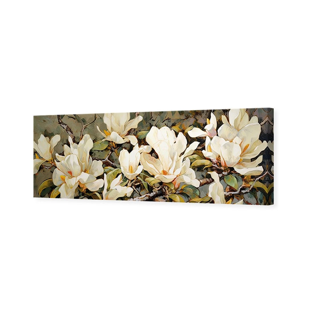 Magnolia Branch Magnolia Branch -WALL ART DESGIN SALE magnolia branch canvas stretched canvas 60x20cm 304366