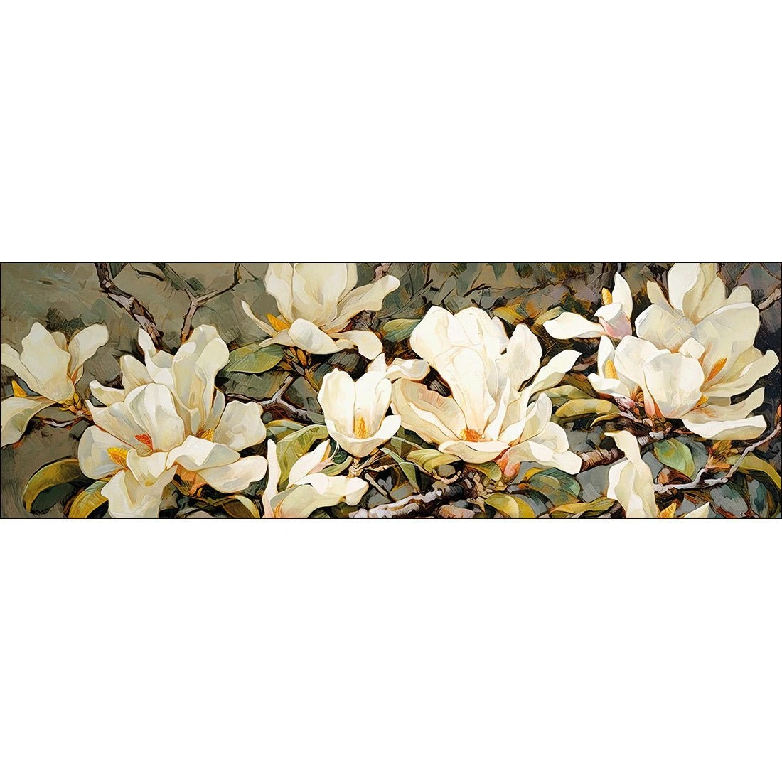 Magnolia Branch Magnolia Branch -WALL ART DESGIN SALE magnolia branch canvas stretched canvas 60x20cm 667300