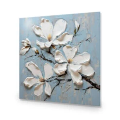 Magnolia On Blue I 14 Magnolia On Blue I -WALL ART DESGIN SALE magnolia on blue i acrylic glass no border no frame 37x37cm 425766