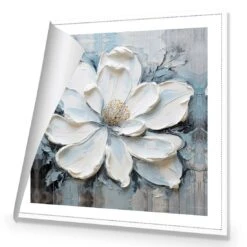 Magnolia On Blue II -WALL ART DESGIN SALE magnolia on blue ii canvas rolled canvas 37x37cm 445076