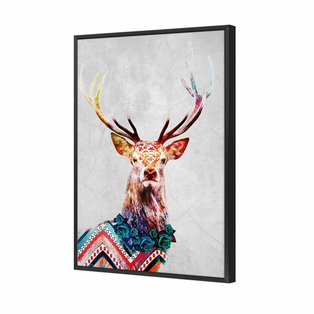 Majestic Deer Mosaic Canvas Art Majestic Deer Mosaic Canvas Art -WALL ART DESGIN SALE majestic deer mosaic canvas art 45x30cm black frame 775152