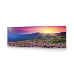Make Believe Sunrise (long) -WALL ART DESGIN SALE make believe sunrise long acrylic glass no border no frame 90x30cm 450646