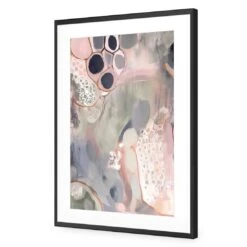 Marble Haze I -WALL ART DESGIN SALE marble haze i acrylic glass with border black frame 45x30cm 567764