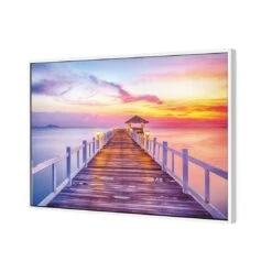 Marina Mirage Canvas Art -WALL ART DESGIN SALE marina mirage canvas art 45x30cm white frame 690153