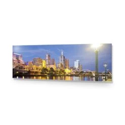 Melbourne Skyline (long) -WALL ART DESGIN SALE melbourne skyline long acrylic glass no border no frame 90x30cm 474182