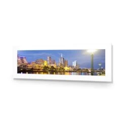 Melbourne Skyline (long) -WALL ART DESGIN SALE melbourne skyline long acrylic glass with border no frame 90x30cm 965697