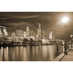 Melbourne Skyline, Sepia