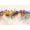Melbourne Skyline Watercolour, Rectangle Canvas Art 2 Melbourne Skyline Watercolour, Rectangle Canvas Art -WALL ART DESGIN SALE melbourne skyline watercolour rectangle canvas art 45x30cm no frame 823875