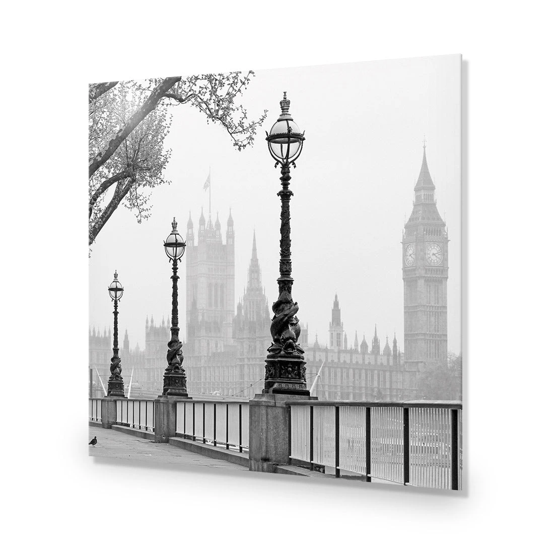Misty London (square) Misty London (square) -WALL ART DESGIN SALE misty london square acrylic glass no border no frame 37x37cm 555504