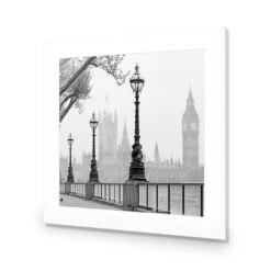 Misty London (square) 9 Misty London (square) -WALL ART DESGIN SALE misty london square acrylic glass with border no frame 37x37cm 615663