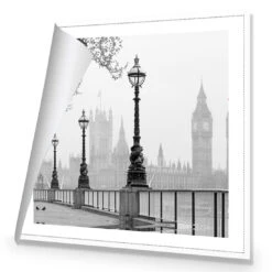 Misty London (square) 8 Misty London (square) -WALL ART DESGIN SALE misty london square canvas rolled canvas 37x37cm 536378