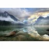 Misty Mountain Lake Acrylic Print Art 1 Misty Mountain Lake Acrylic Print Art -WALL ART DESGIN SALE misty mountain lake acrylic print art with border no frame 45x30cm 941340