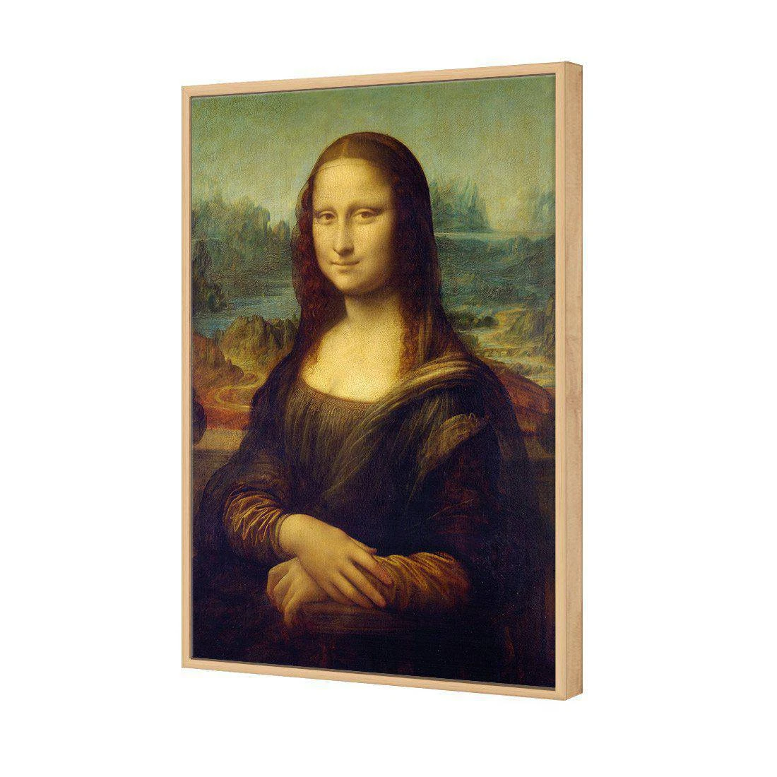 Mona Lisa by Da Vinci Canvas Art Mona Lisa By Da Vinci Canvas Art -WALL ART DESGIN SALE mona lisa by da vinci canvas art 45x30cm oak frame 461596