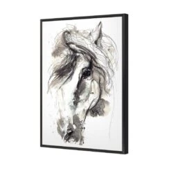 Monochrome Sketch Horse Canvas Art 4 Monochrome Sketch Horse Canvas Art -WALL ART DESGIN SALE monochrome sketch horse canvas art 45x30cm black frame 756845