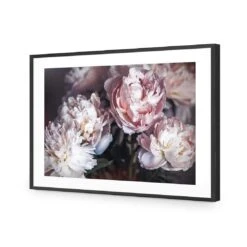 Moody Peonies 10 Moody Peonies -WALL ART DESGIN SALE moody peonies acrylic glass with border black frame 45x30cm 593737