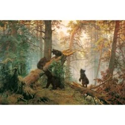 Morning In A Pine Forest - Ivan Shishkin Acrylic Print Art