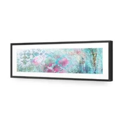 Moroccan Wall Patterns (long) -WALL ART DESGIN SALE moroccan wall patterns long acrylic glass with border black frame 90x30cm 797877