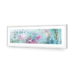 Moroccan Wall Patterns (long) -WALL ART DESGIN SALE moroccan wall patterns long acrylic glass with border white frame 90x30cm 629254