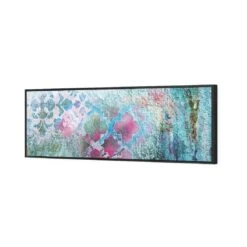 Moroccan Wall Patterns (long) -WALL ART DESGIN SALE moroccan wall patterns long canvas black floating frame 60x20cm 828562