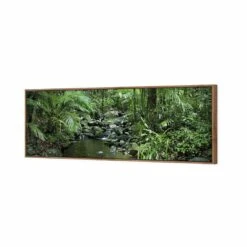 Mossman River In Daintree Rainforest, Long Canvas Art 6 Mossman River In Daintree Rainforest, Long Canvas Art -WALL ART DESGIN SALE mossman river in daintree rainforest long canvas art 60x20cm natural frame 120876