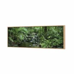 Mossman River In Daintree Rainforest, Long Canvas Art 7 Mossman River In Daintree Rainforest, Long Canvas Art -WALL ART DESGIN SALE mossman river in daintree rainforest long canvas art 60x20cm oak frame 535871