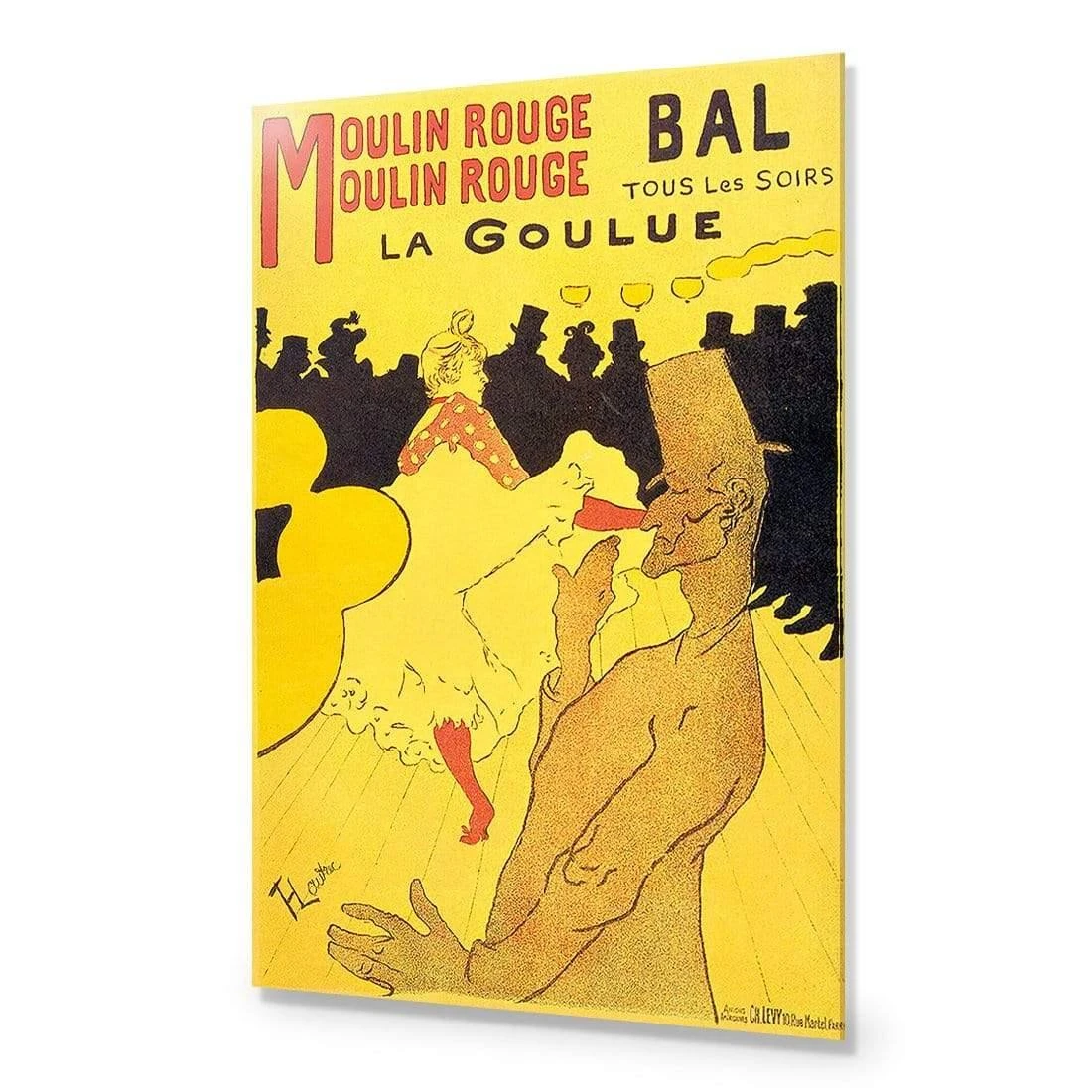 Moulin Rouge la Goulue By Toulouse-Lautrec Moulin Rouge La Goulue By Toulouse-Lautrec -WALL ART DESGIN SALE moulin rouge la goulue by toulouse lautrec acrylic glass no border no frame 45x30cm 802338