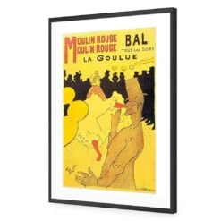 Moulin Rouge La Goulue By Toulouse-Lautrec 11 Moulin Rouge La Goulue By Toulouse-Lautrec -WALL ART DESGIN SALE moulin rouge la goulue by toulouse lautrec acrylic glass with border black frame 45x30cm 769325