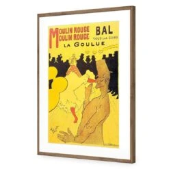 Moulin Rouge La Goulue By Toulouse-Lautrec 14 Moulin Rouge La Goulue By Toulouse-Lautrec -WALL ART DESGIN SALE moulin rouge la goulue by toulouse lautrec acrylic glass with border natural frame 45x30cm 548825