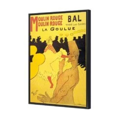 Moulin Rouge La Goulue By Toulouse-Lautrec 5 Moulin Rouge La Goulue By Toulouse-Lautrec -WALL ART DESGIN SALE moulin rouge la goulue by toulouse lautrec canvas black floating frame 45x30cm 905847