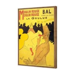Moulin Rouge La Goulue By Toulouse-Lautrec 8 Moulin Rouge La Goulue By Toulouse-Lautrec -WALL ART DESGIN SALE moulin rouge la goulue by toulouse lautrec canvas natural floating frame 45x30cm 797278