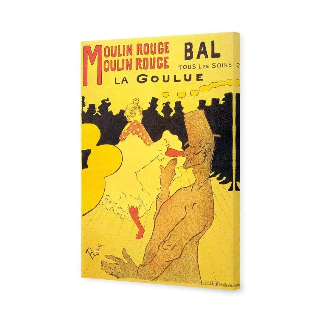 Moulin Rouge la Goulue By Toulouse-Lautrec Moulin Rouge La Goulue By Toulouse-Lautrec -WALL ART DESGIN SALE moulin rouge la goulue by toulouse lautrec canvas stretched canvas 45x30cm 982842