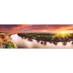 Murray River Sunrise Canvas Art