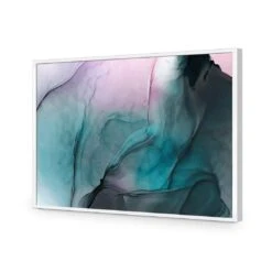 Mysteries Beneath -WALL ART DESGIN SALE mysteries beneath acrylic glass no border white frame 45x30cm 250222