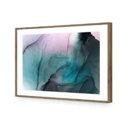 Mysteries Beneath -WALL ART DESGIN SALE mysteries beneath acrylic glass with border natural frame 45x30cm 199368